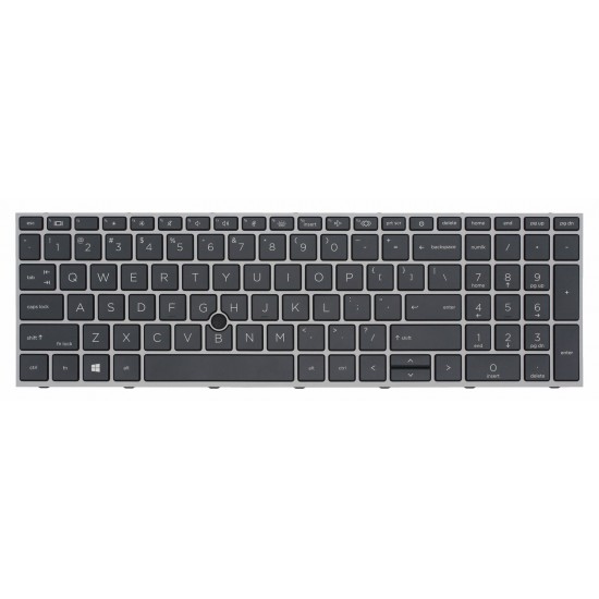 Tastatura Laptop, HP, Zbook Fury L97968-001, M17095-001, L97967-001, M17094-001, iluminata, layout US Tastaturi noi