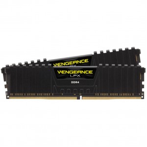 Memorie Corsair Vengeance LPX Black 64GB, DDR4, 3000MHz, CL16, Dual Channel Kit
