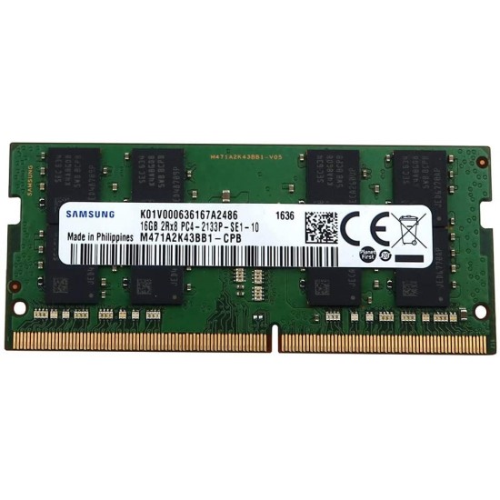 Memorie Laptop Sodimm Samsung 16GB DDR4 2Rx8 PC4-2133P M471A2K43BB1-CPB Memorie RAM sh