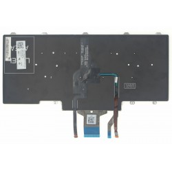 Tastatura Laptop, Dell, Latitude 14 E5450, E5470, E7450, E7470, E7480, 3340, 3350, 5480, 5490, 5491, 5495, 7480, 7490, 94F68, 094F68, dual point, cu iluminare, layout UK