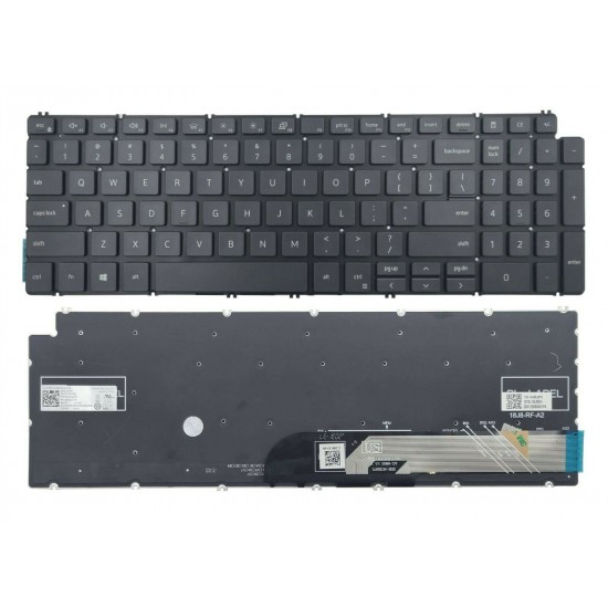 Tastatura Laptop, Dell, Latitude 15 3000 series, 3510, P101F, (an 2019), iluminata, layout US Tastaturi noi