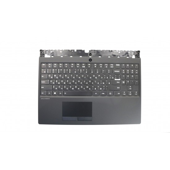 Carcasa superioara cu tastatura palmrest Laptop, Lenovo, Legion Y530-15ICH Type 81FV, 81GT, 81L8, 81M7, 5CB0R40181, cu iluminare, layout RU (rusesc)