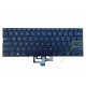 Tastatura Laptop, Asus, ZenBook 14 UX433, UX433F, UX433FA, UX433FQ, UX433FN, cu iluminare, layout US, Royal Blue