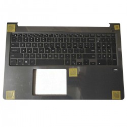 Carcasa superioara cu tastatura palmrest Laptop, Dell, Vostro 15 5568, V5568,  0FCN57, FCN57, PFR6F, HJP49, AM1Q0000100, cu iluminare, layout US