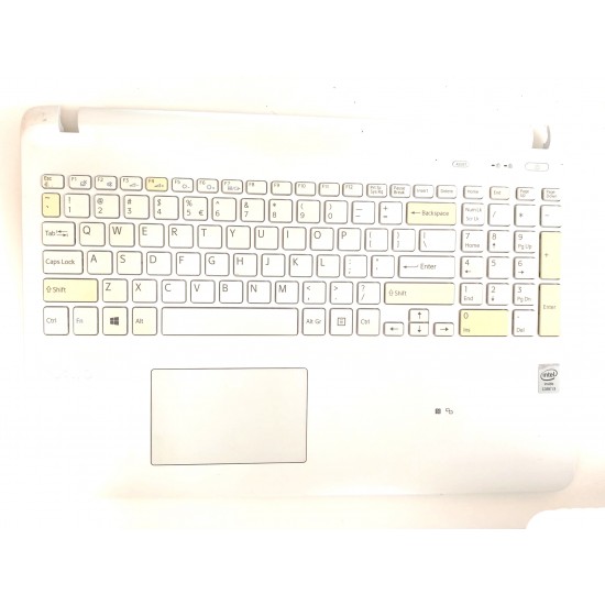 Carcasa superioara cu tastatura palmrest Laptop, Sony, Vaio SVF15, SVF151, SVF152, SVF153, alba, sh Carcasa Laptop