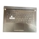 Carcasa superioara cu tastatura palmrest Laptop Gaming, Asus, ROG Strix G15 G512LU, G512LV, G512LW, G512LWS, 90NR0341-R34UI0, G512LWS-1C, conector iluminare RGB 16 pini, conector touchpad 8 pini, layout US