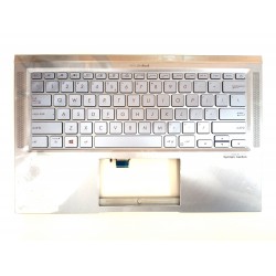Carcasa superioara cu tastatura palmrest Laptop, Asus, ZenBook 14 UM431, UM431D, UM431DA, RM431D, UX431F, HQ20720607000, HQ20720581000, 9Z.NFKLN.401, cu iluminare, layout US
