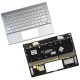 Carcasa superioara cu tastatura palmrest Laptop, HP, Envy 13-AQ, 13T-AQ, TPN-W144, L53415-001, cu iluminare, argintiu, layout US Carcasa Laptop