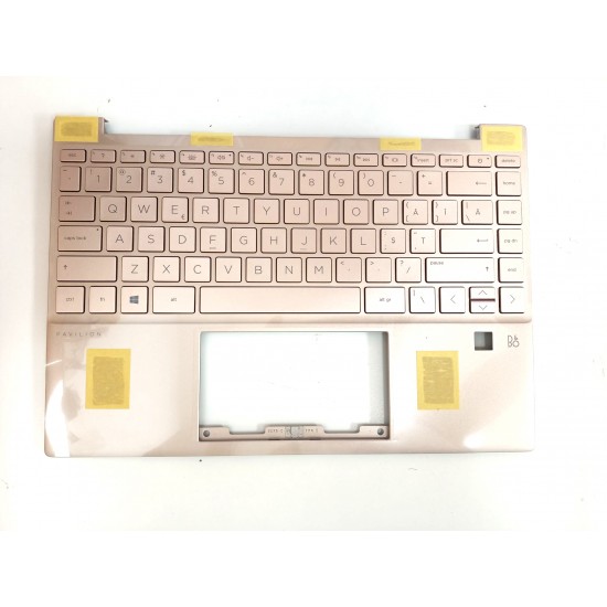Carcasa superioara cu tastatura palmrest Laptop, HP, Pavilion Aero 13-BE, M64477-001, M64477-271, cu iluminare, layout US Carcasa Laptop