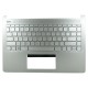 Carcasa superioara cu tastatura palmrest Laptop, HP, 14-DQ, 14S-DQ, 14S-FQ, L88200-B31, 14-DQ, TPN-Q211, argintie, layout US Carcasa Laptop