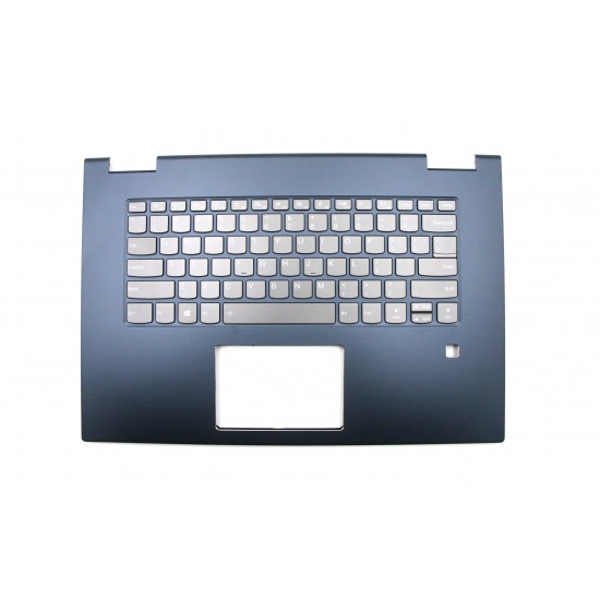 Carcasa superioara cu tastatura palmrest Laptop, Lenovo, Yoga 730-15IKB, 730-15IWL, 5CB0U65209, cu iluminare, layout US Carcasa Laptop