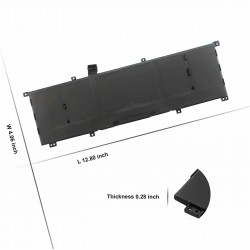 Baterie Laptop, Dell, XPS 9575 2-in-1, P73F, P73F001, Precision 5530 2-in-1,  8N0T7, 8NOT7, TMFYT, 0TMFYT, 6 celule, 11.4V, 6254mAh, 75Wh