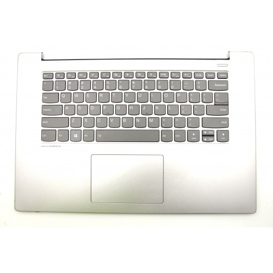 Carcasa superioara cu tastatura palmrest Laptop, Lenovo, IdeaPad 530S-15IKB, 530S-15ISK, 530S-15ARR, cu iluminare, 5CB0R12229, argintie Carcasa Laptop