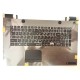 Carcasa superioara cu tastatura palmrest Laptop, Toshiba, Satellite L70-C, neagra, layout JP Carcasa Laptop