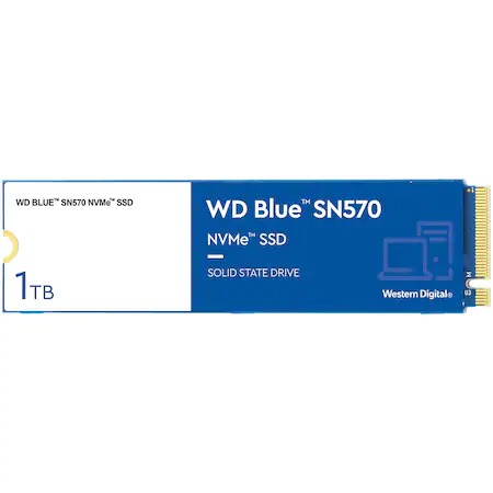 Solid State Drive (SSD) WD Blue SN570, 1TB, NVMe, M.2. - Hedonia.ro