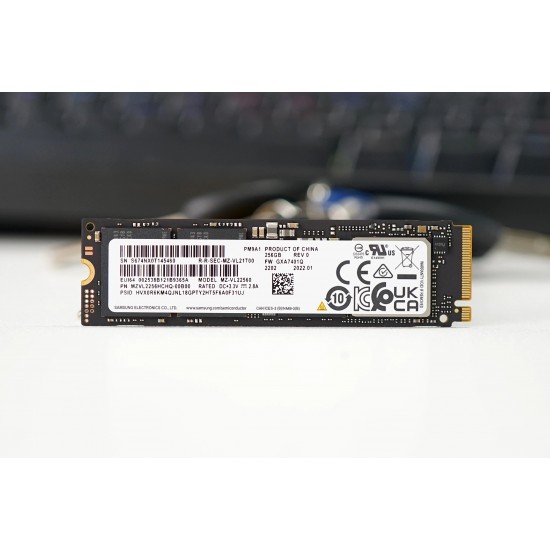 SSD Samsung PM9A1, MZ-VL22560, 256GB ,PCIe Gen4x4, bulk, format NVMe M.2 2280 SSD
