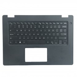Carcasa superioara cu tastatura palmrest Laptop, Dell, Latitude 3490, E3490, 0P8YTM, P8YTM, AP24Z000600, cu iluminare, layout US