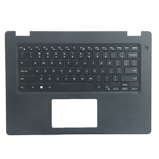 Carcasa superioara cu tastatura palmrest Laptop, Dell, Latitude 3490, E3490, 0P8YTM, P8YTM, AP24Z000600, cu iluminare, layout US Carcasa Laptop
