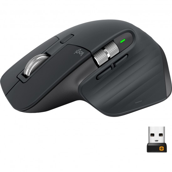 Mouse wireless Logitech MX Master 3, Negru Grafit Accesorii Laptop