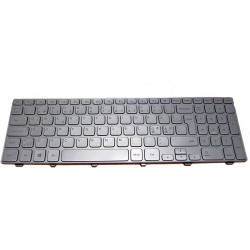 Tastatura Laptop, Dell, Inspiron 15 7000, 7537, P36F, 0K31D3, K31D3, SG-62010-79A, cu iluminare, argintie, layout nordic