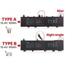 Baterie Laptop, Asus, TUF Gaming F15 FX506HC, FX506HE, FX506HM, 0B200-03900000, 4ICP5/63/133, C41N1906-1, 15.4V, 5845mAh, 90Wh