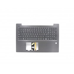 Carcasa superioara cu tastatura palmrest Laptop, Lenovo, IdeaPad V330-15ISK Type 81AW, 5CB0Q59971, fingerprint, iluminata, layout UK