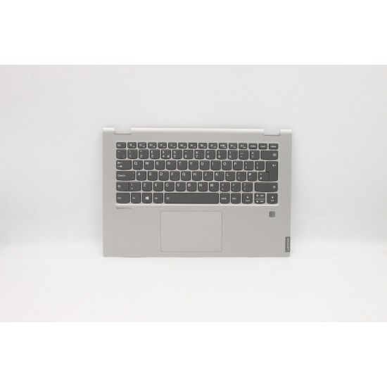Carcasa superioara cu tastatura palmrest Laptop, Lenovo, IdeaPad C340-14IML Type 81TK, 5CB0S17454, cu iluminare, layout UK Carcasa Laptop