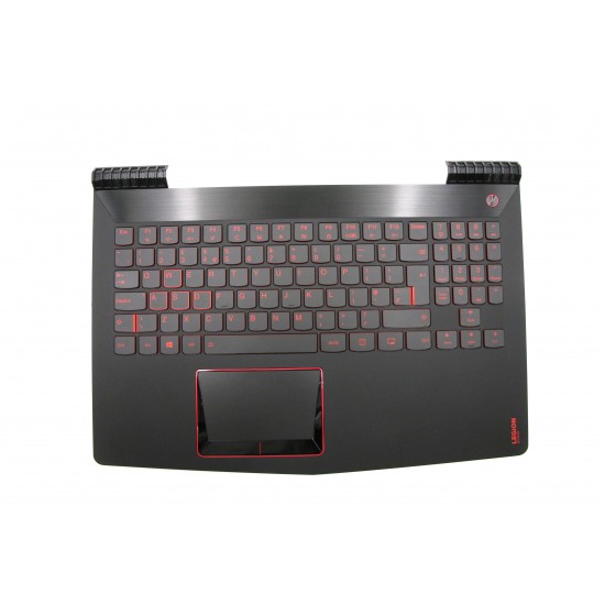 Carcasa superioara cu tastatura palmrest Laptop, Lenovo, Legion Y520-15IKBA Type 80WY, 5CB0N00221, layout UK, pentru GTX 1050 Carcasa Laptop