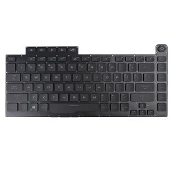 Tastatura Laptop Gaming, Asus, ROG Strix G15 G512LI, G512LI, G512LU, G512LU, G512LV, G512LV, G512LW, G512LW, G512LWS, G512LWS, iluminata, conector RGB 20 pini, layout US 