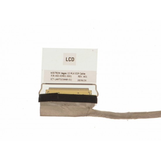 Cablu video LVDS Laptop, Dell, Inspiron 15 3573, 3576, P63F, 450.0DR01.0001, 450.0DR01.0021, 08M5Y7, 8M5Y7 Cablu video LVDS laptop