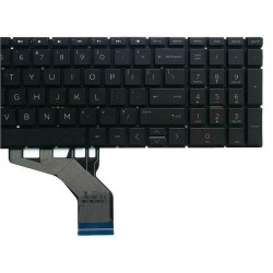 Tastatura Laptop, HP, Pavilion 15-DU, 15-DQ, neagra, layout US