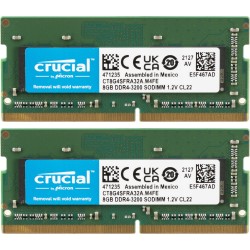Kit Memorie Laptop RAM Crucial SODIMM 16GB (2x8GB) DDR4 3200Mhz 1.2V CL22 CT2K8G4SFRA32A