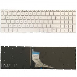 Tastatura Laptop, HP, 15-DW, 15T-DW, 15S-DU, 15S-DY, TPN-C139, iluminata, alba, layout US