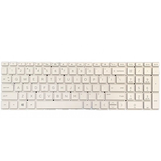 Tastatura Laptop, HP, Envy X360 17-U, M7-U, iluminata, alba, layout US Tastaturi noi