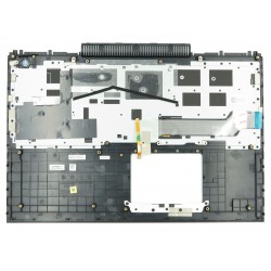 Carcasa superioara palmrest cu tastatura Laptop, Dell, Inspiron 15 7566, 7567, 0KN55, 3R0JR, MDC8K, iluminata, layout US