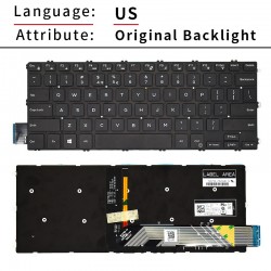 Tastatura Laptop, Dell, Inspiron 14 5480, 5481, 5482, 5485, 5488, P92G, iluminata, layout US