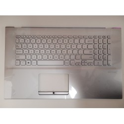 Carcasa superioara cu tastatura palmrest Laptop, Asus, X712, X712E, X712F, X712DA, X712DAP, X712EA, X712EQ, X712JA, X712FA, X712FAC, iluminata, layout US