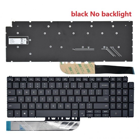 Tastatura Laptop, Dell, Vostro 15 5000 series 5501, 5502, P102F, 5590, P88F, (an 2019), layout US Tastaturi noi