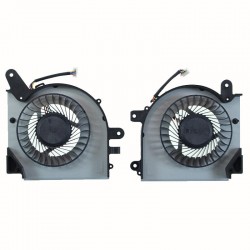 Set coolere Laptop, MSI, GF75 Thin 8RC, 8RD, 9SC, 9SD, PAAD06015SL, N415, PAAD06015SL, N416, CPU, GPU, 5V, 0.55A, 4 pini