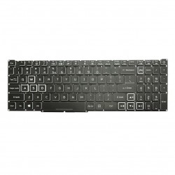 Tastatura Laptop, Acer, Nitro 5 AN515-45, AN515-55, AN515-56, AN515-57, AN515-58, AN517-41, AN517-53, AN517-54, N20C1, conector ingust, iluminata RGB, layout US