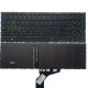 Tastatura Laptop, HP, Pavilion 15-CX, TPN-C133, iluminata, verde, layout US Tastaturi noi