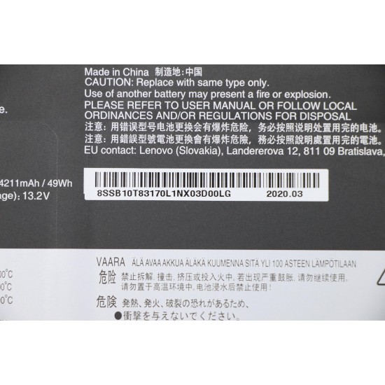 Baterie Laptop, 02DL022, 02HM886, 5B10W13927, 5B10W13928, 5B10W13929, 5B10W13927, 3ICP5/80/73, L18M3P72, L18L3P72, 11.55V, 4372mAh, 51Wh Baterii Laptop