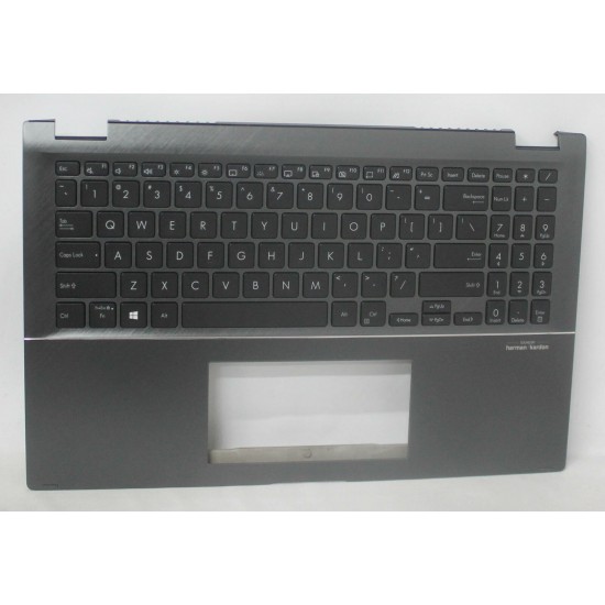 Carcasa superioara cu tastatura palmrest Laptop 2in1, Asus, Zenbook Flip UX563FD, 90NB0NT1-R31UI0, iluminata, layout US