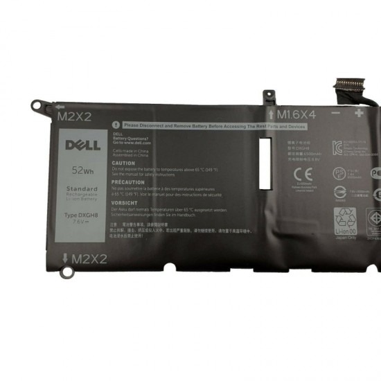 Baterie Laptop, Dell, H754V, G8VCF, 0H754V, DXGH8, 7.6V, 6500mAh, 52Wh Baterii Laptop