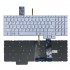 Tastatura Laptop, Lenovo, Legion 5-15ITH6H Type 82JH, 82MH, iluminata, layout US, alba
