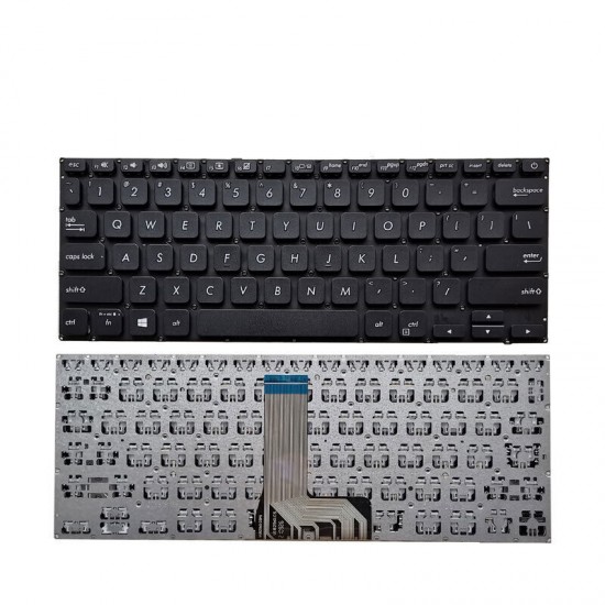 Tastatura Laptop, Asus, VivoBook 14 A409, A409M, A409MA, A409J, A409JB, argintie, layout US Tastaturi noi