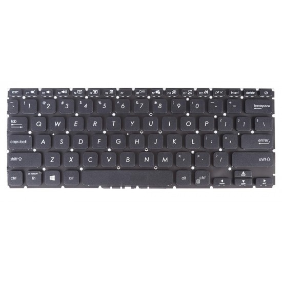 Tastatura Laptop, Asus, VivoBook 14 F409, F409FA, F409FJ, argintie, layout US Tastaturi noi