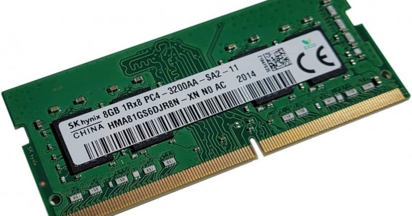 Memorie Laptop Hynix 8GB DDR4 3200MHz PC4-3200AA, HMA81GS6DJR8N-XN