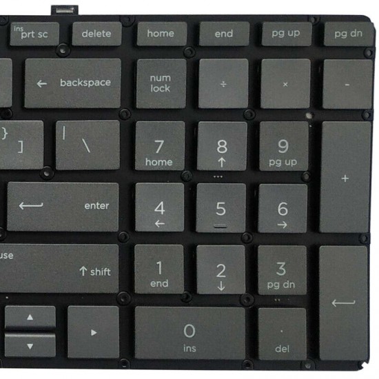 Tastatura Laptop, HP, Spectre X360 15-CH, 15T-CH, TPN-Q200, iluminata, layout US Tastaturi noi