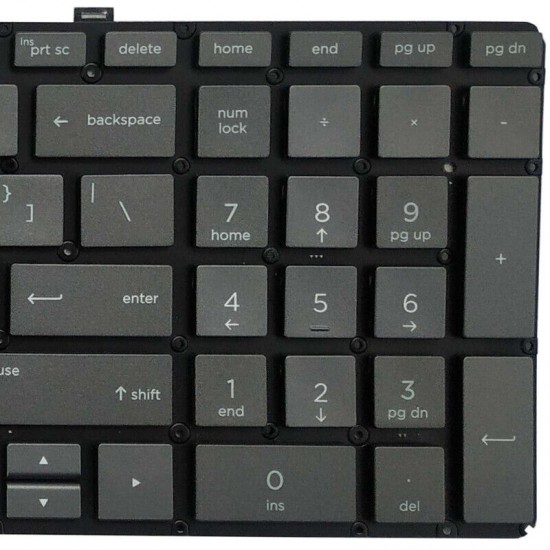 Tastatura Laptop, HP, Spectre X360 15-CH, 15T-CH, TPN-Q200, iluminata, layout US